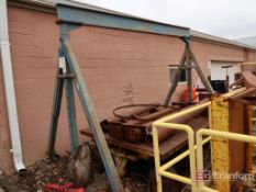 Adjustable Gantry Crane 12' 6000-Lb Capacity