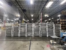 (144) Collapsible Steel Metal Tote Bins