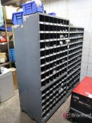 Lot Of (4) Sections Hardware Shelving & Contents