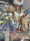 Pallet Of Air Filters, Pressure Gauges, Air Regulators & Cylinders