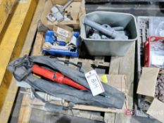 Pallet Of Pullers, Fittings & Hydraulic Cylinders