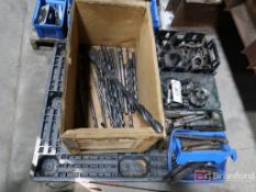Pallet Of Assorted Long Drills, Reamers, Mill Cutters