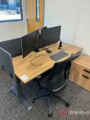 (6) AMQ Commercial Furnishing Active-Pro Electric Stand-Up Desk