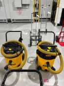 (2) DeWalt DXV16PA Wet/Dry Shop Vacuums; 16 Gallon Capacity