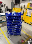 Metro Rack on Casters w/ Small Parts Bins and Contents