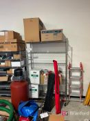 (3) Uline Racks w/ Contents