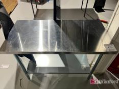 (2) Stainless Steel Workbenches