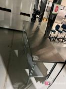 (2) Stainless Steel Workbenches