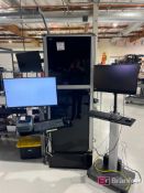Ossila Light Test Enclosure w/ Optoma Projector and Stage
