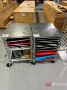 (2) Stainless Steel Racks w/ Trays