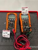 (2) Klein Tools MM400 Digital Multimeters