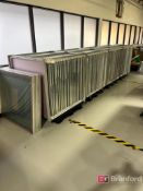 (4) Fabricated Stencil Racks w/ Stencils;