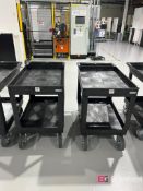 (2) Uline Rubber Carts