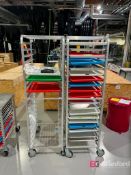 (2) Stainless Steel Racks w/ Trays