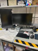 (1) Lenovo Laptop; (1) Sceptreand (1) Benq Computer Monitor