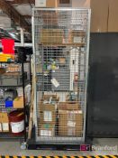 Large Steel Cage w/ Contents - Please Note: Cage Locked