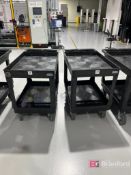 (2) Uline Rubber Carts