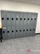 (3) Sets of Uline Modular Lockers - (18) Total