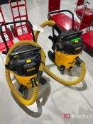 (2) DeWalt DXV16PA Wet/Dry Shop Vacuums; 16 Gallon Capacity