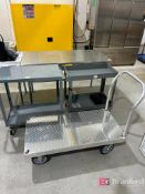 (2) Work Benches, (3) Carts
