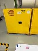 Uline H-1563S-Y Flammable Storage Cabinet; 30 Gal Capacity