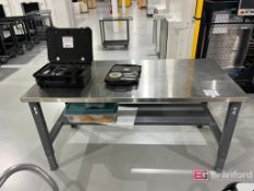 (1) Stainless Steel Workbench