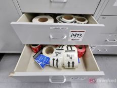 (2) Drawers of Safety Labels