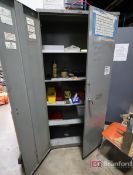 2-Door Steel Cabinet w/ Contents