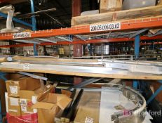 Lot of Assorted Raw Material - Aluminum Channel, Rods, SS Tubing, Pipes, etc.