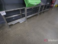 (5) Assorted Stainless Steel Tables, up to 40
