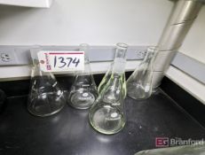 (4) 2000mL Erlenmeyer Flasks