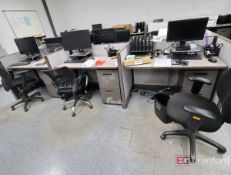 8-Station Cubicles w/ PC's & Chairs
