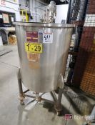 Chemtek Mdl. 104GAL.OUS Stainless Steel Flat Bottom Mixing Tank