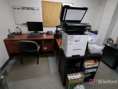 Contents of Office - Cabinets, Lateral Cabinets, Monitors, Refrigerator, etc.