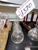 (4) 2000mL Volumetric Glass Flasks