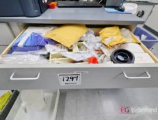 Contents of Cabinet: Liquid Chromograph Supplies & Tools