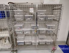 Metro Security Cage, w/ Clamps, Sani Fittings, etc.