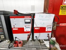 (2) Mac Patriots 24V Battery Chargers