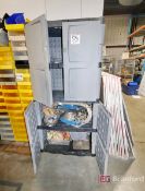 4-Door Rubbermaid Cabinet w/ Drum Warmers