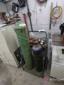 Oxy / Acetylene Torch Cart, w/ Torch & Regulators (no tanks)