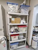 Shelf w/ Aerosol Tops, Cans, Stands, etc.