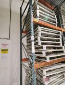 (9) Sections of Tear Drop Pallet Racking - 13' x 9' x 42