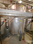 Approximately 4,000-Gal. Stainless Steel Mixing Tank