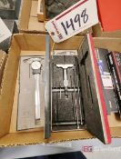 Lot of Starrett Depth Gage & [2] Dial Calipers