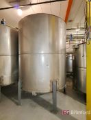 Approximately 4,000-Gal. Stainless Steel Mixing Tank