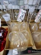 (5) 1000mL Volumetric Glass Flasks