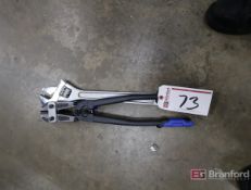 Lot of Crescent Wrench & Bolt Cutters