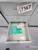 Contents of Cabinet: Vials, Caps, Filters, 1001 Pax