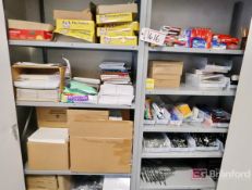 (2) Sections of Shelves w/ Office Stationery