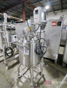Paul Mueller Mdl. F 100-Liter Stainless Steel Conical Bottom Pressure Vessel